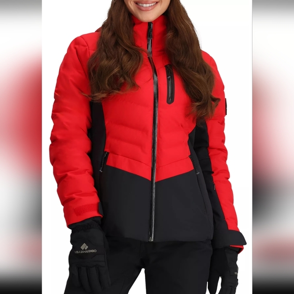 NWT Women's Obermeyer Women's Red and Black Jacket